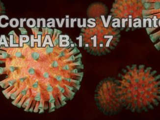 Britische Coronavirus SARS-CoV-2 Variante Alpha B117